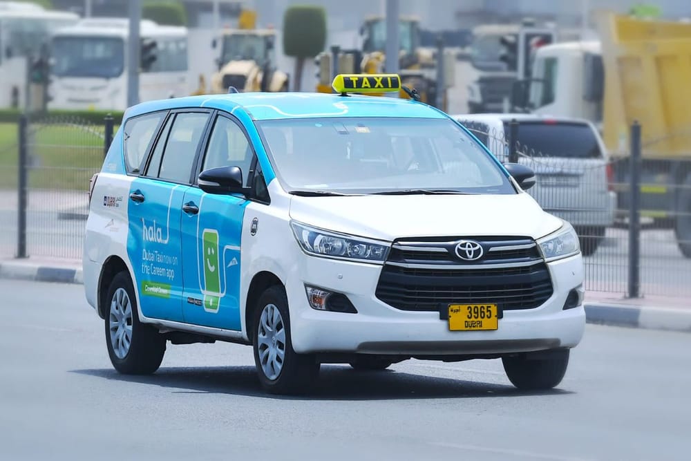 Dubai Taxi Sector Sees 7% Growth in H1 2025