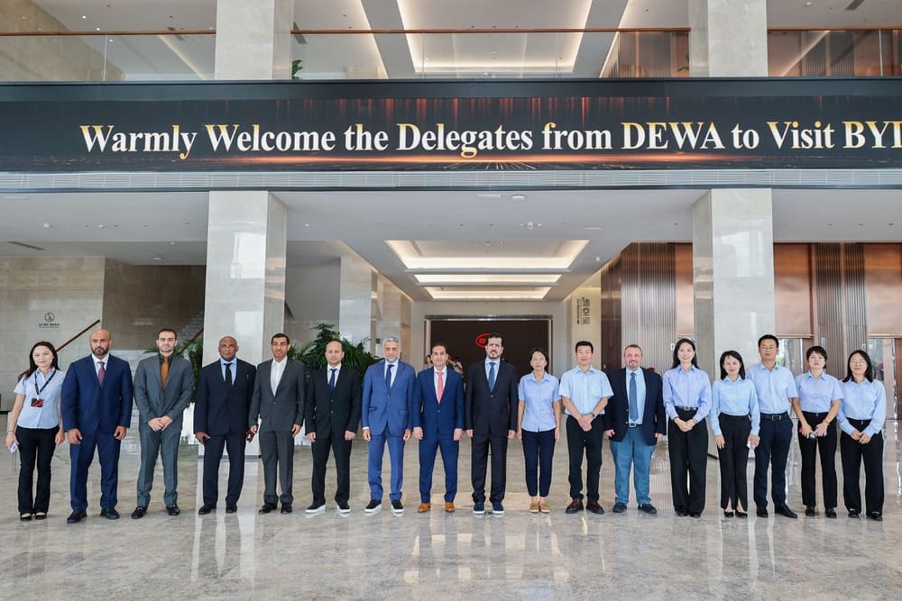 DEWA Strengthens Ties with Chinese Companies to Boost Dubai’s Renewable Energy Drive
