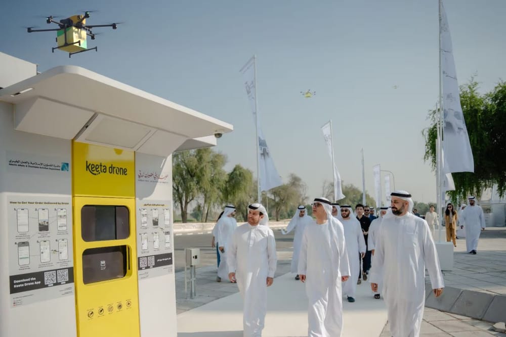 Dubai Civil Aviation Authority Launches Smart Drone Delivery Route with Keeta Drone