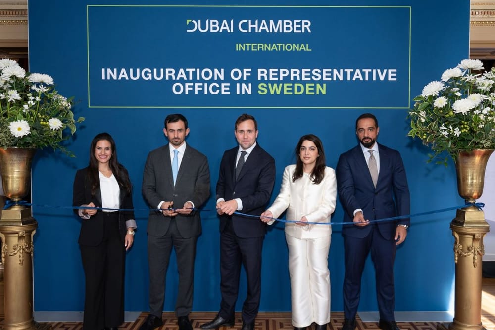 Dubai International Chamber Opens Office in Stockholm to Boost Trade Ties with Sweden