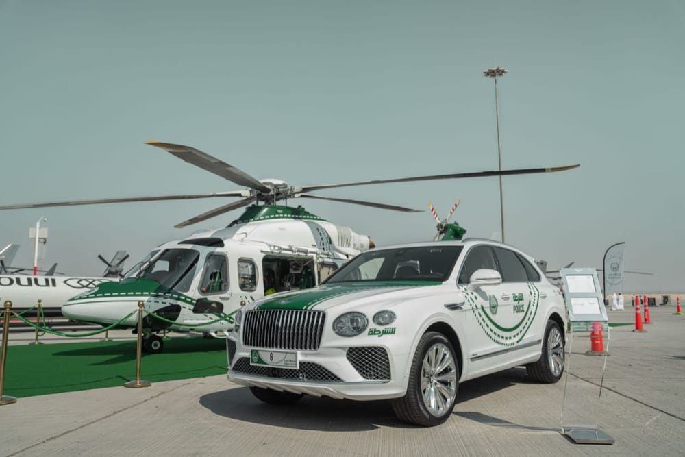 Dubai Police Adds Bentley Bentayga Azure to its Luxury Patrol Fleet