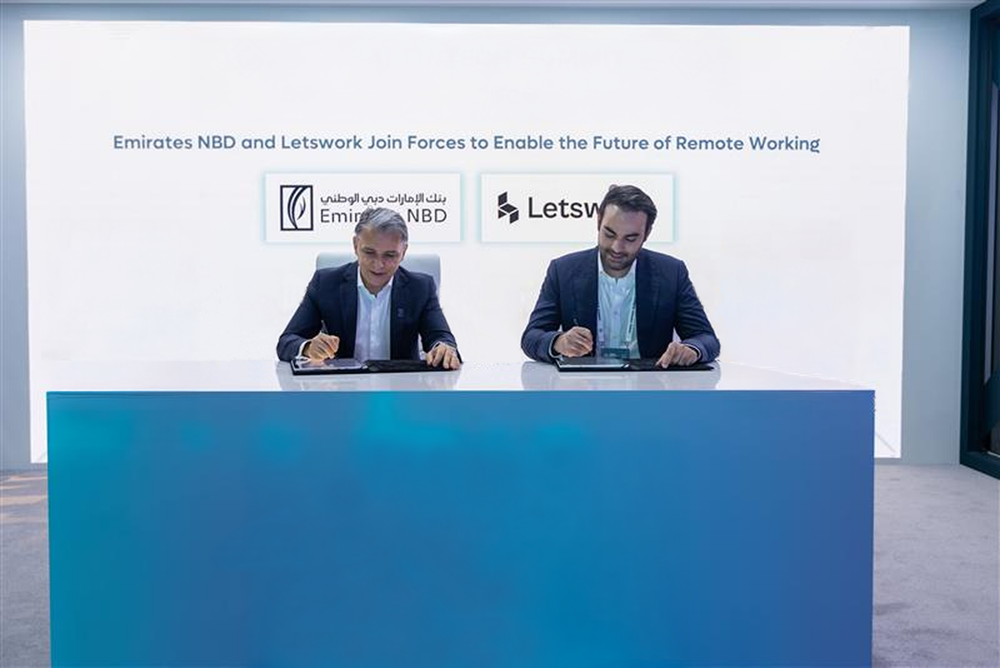 Emirates NBD Collaborates with Letswork to Offer Employees Access to Over 4000 Co-Working Spaces