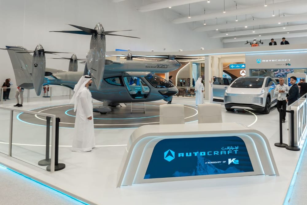 K2 Autocraft Showcases Futuristic eVTOL Port Experience at Dubai Airshow