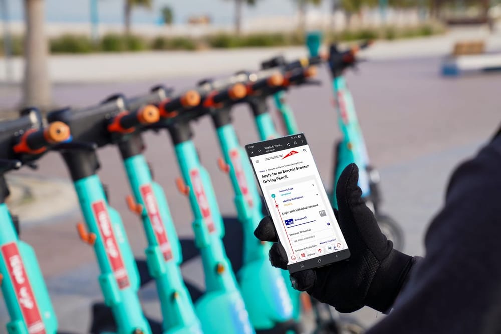 RTA Expands E-Scooter Permit Applications to RTA Dubai and Dubai Now Apps