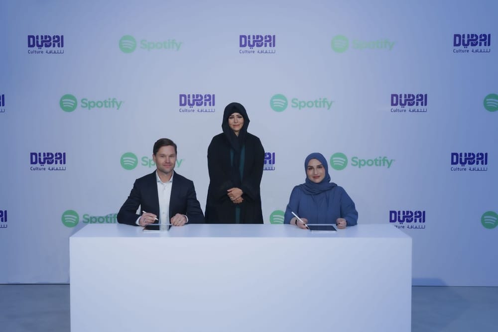Dubai Culture Signs Partnership With Spotify to Support Local Music Talent