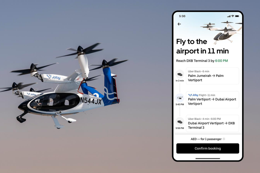 Uber and Joby Aviation Partner to Launch the Future of Aerial Ridesharing in Dubai