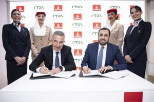 Emirates and ITA Airways Sign MoU Expanding Codeshare Cooperation