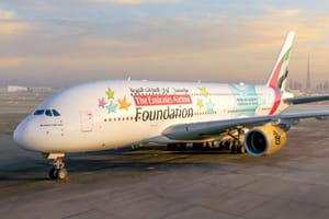 Emirates Unveils New A380 Livery to Promote Humanitarian Work