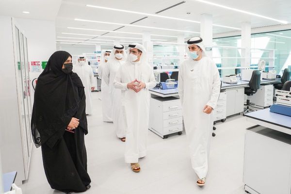 HE Saeed Mohammed Al Tayer visits Mohammed bin Rashid Medical Research Institute at Al Jalila Foundation