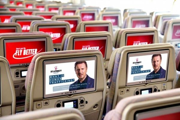 Emirates helps shine a spotlight on the issue of human trafficking