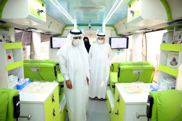 DHA and Dubai Holding inaugurate state-of-the-art blood donation bus
