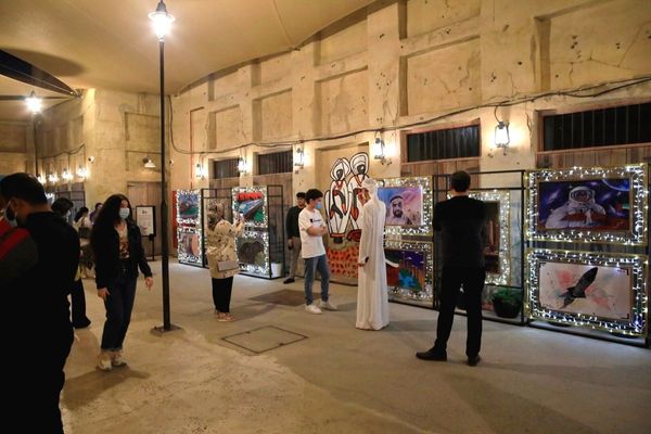 Skyscrapers, Metro Trains & Astronauts Inspire Talented Youngsters Taking Part in DSF Art Show