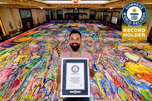 Dubai-based artist’s Guinness World Record-breaking masterpiece set to