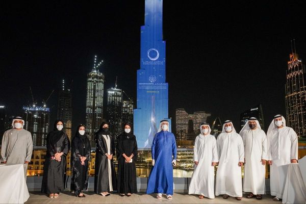 Burj Khalifa celebrates DEWA’s Innovation Centre open to the public from 15 February 2021