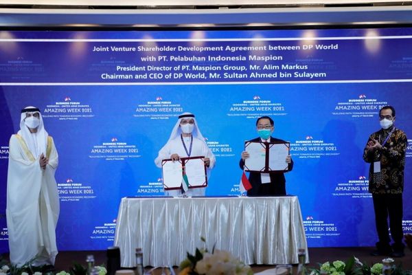 DP World & CDPQ sign long-term port & logistics park agreement with Maspion Group in Indonesia
