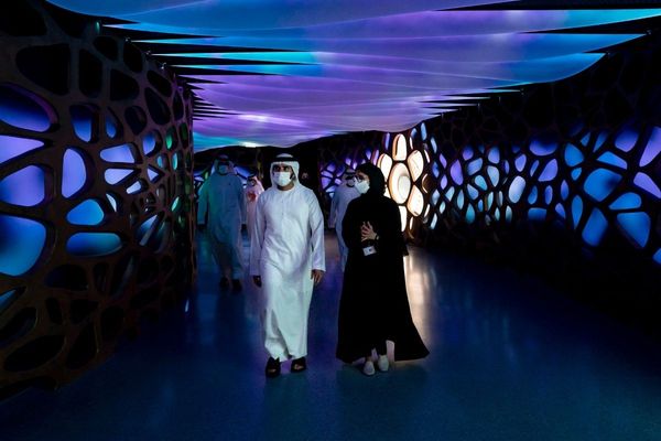 Dubai Crown Prince visits Expo 2020 site