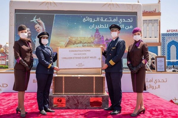 Global Village Set to make another Dream Come True as Hundreds attempt to Win Etihad Baggage Claim Challenge Every Day