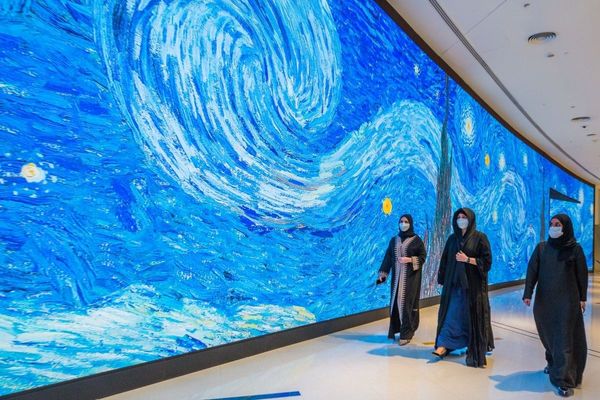 Inauguration of Infinity Des Lumières, the region's largest digital arts centre