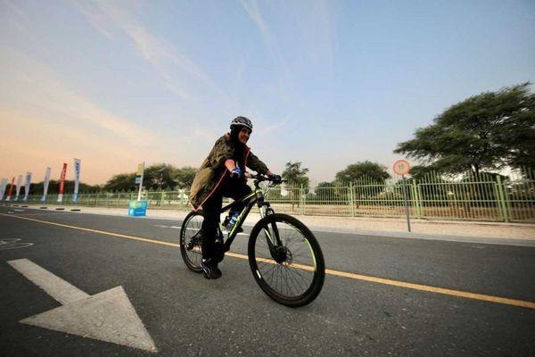 Dubai’s state-of-the-art cycling tracks promote a physically active lifestyle