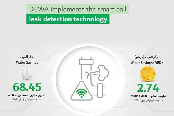 DEWA: Smart Ball Leak Detection Technology in Water Transmission Network