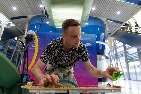 French musician Christophe Servas shows unique performances at Dubai Metro Music Festival