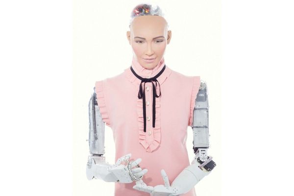 Sophia, the 1st intelligent humanoid robot, arrives in Dubai