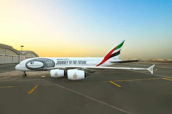 Emirates launches Museum of the Future custom A380 livery