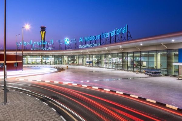 Transport services available  between DWC and DXB