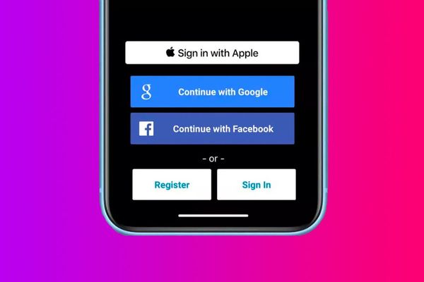 How to prevent personal data access after using the 'Sign in with' option for Apple, Google & Facebook