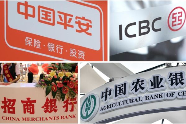 Top 10 Chinese companies on the Forbes Global 2000 list