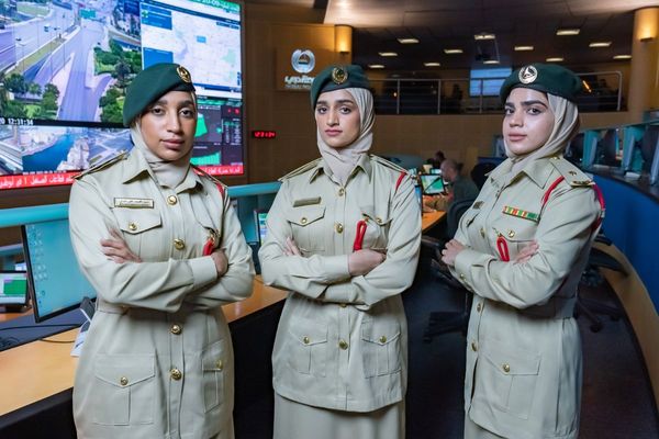 Dubai Police qualifies the first batch of female officers to join the Command and Control Center