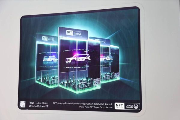 Dubai Police release their luxury smart patrols 'Ghiath' as NFTs