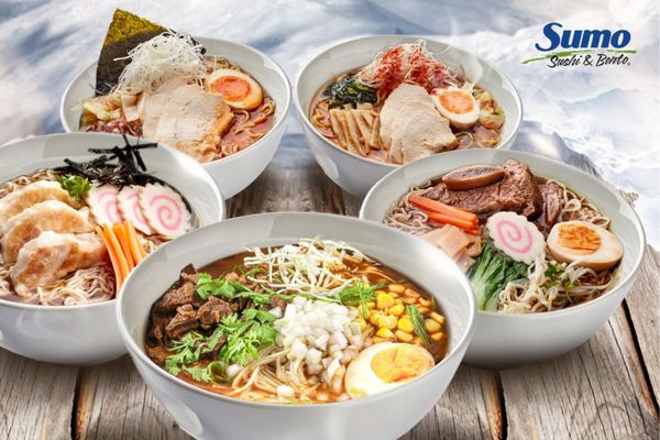 Enjoy 12 varieties of ramen at Sumo Sushi & Bento's Ramen Festival