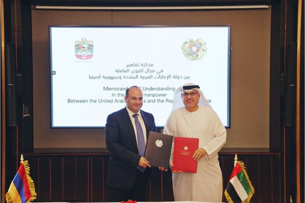 UAE, Armenia agrees on enhancing cooperation in manpower