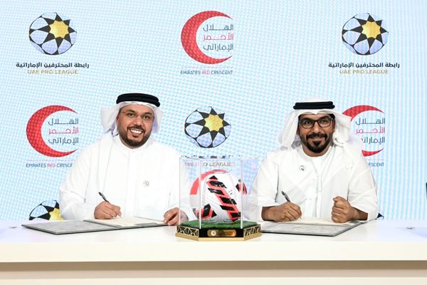 UAE Pro League partners with Emirates Red Crescent to enhance cooperation in humanitarian, community fields