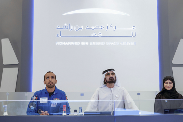 Sheikh Mohammed speaks with Sultan AlNeyadi during Emirati astronaut’s first live call from ISS