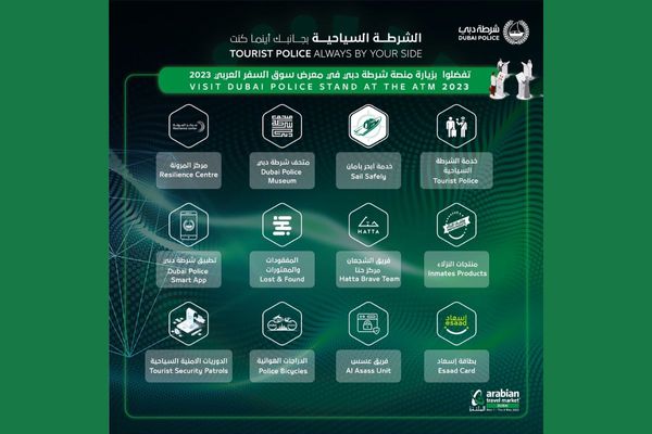 Dubai Police to showcase latest tourism safety services at Arabian Travel Market 2023