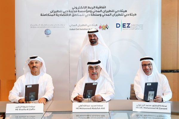 Dubai Civil Aviation Authority collaborates with DACC, DIEZ to enhance digitization in aviation industry