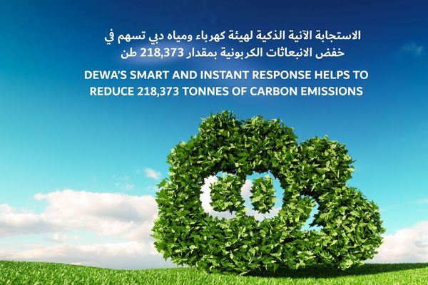 DEWA reduces carbon emissions by 218,373 tonnes
