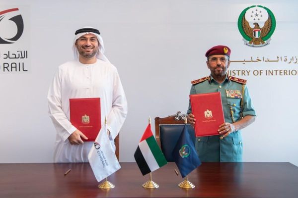 Ministry of Interior and Etihad Rail agrees to enhance strategic cooperation and coordination