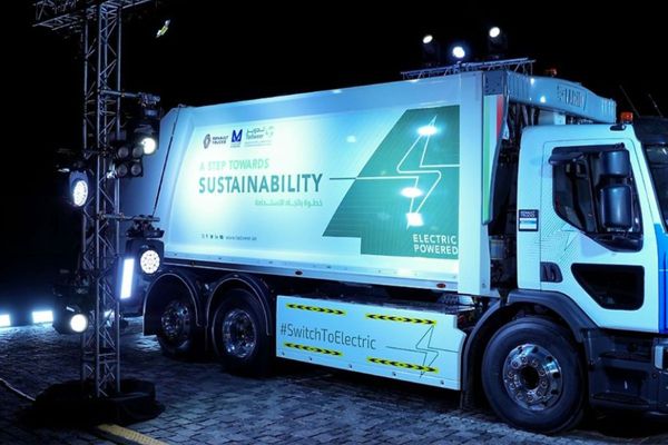 Tadweer launches Middle East’s first 100% electric waste-collection truck