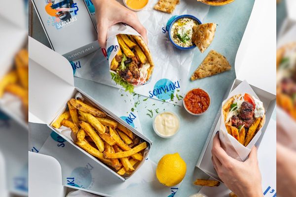 AMMOS Greek to reach your homes with its new delivery service Souvlaki by AMMOS
