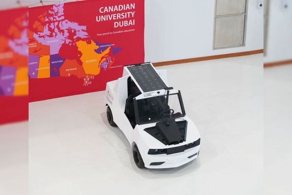 Dubai students build autonomous car powered exclusively by solar energy