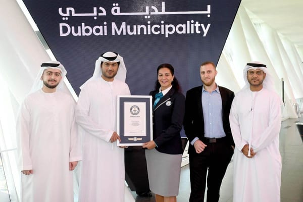Dubai Municipality Receives Guinness World Record for Building World's Longest Braille Handrail
