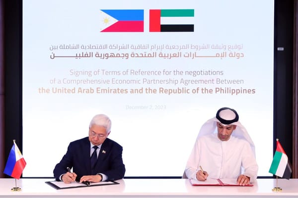 UAE and Philippines agree on negotiation scope for CEPA