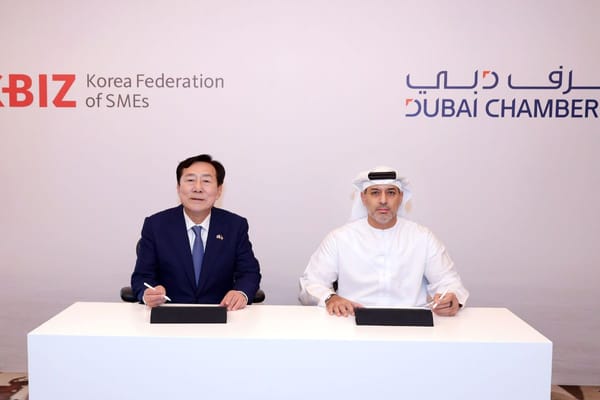 Dubai Chambers and Korea Federation of SMEs Forge Strategic Alliance