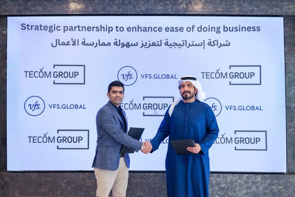TECOM Group partners with VFS Global to enhance ease of doing business across its sector-focused districts in Dubai