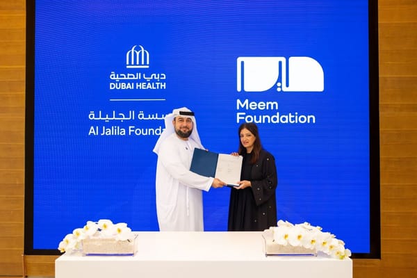 Meem Foundation Donates AED 3 Million to Al Jalila Foundation to Bolster Health and Education Programmes