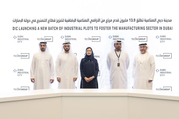 Dubai Industrial City Adds 13.9 Million Sq.Ft. to Boost Local Manufacturing