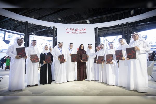 Dubai Media Council Launches 'Dubai Media Pioneers' Book at Arab Media Forum